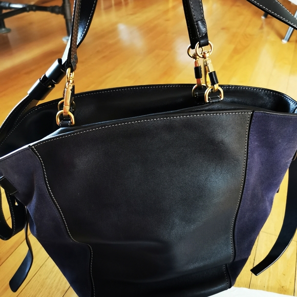 Chloe Bags Chloe Myer Medium Leather And Suede Tote Bag Poshmark